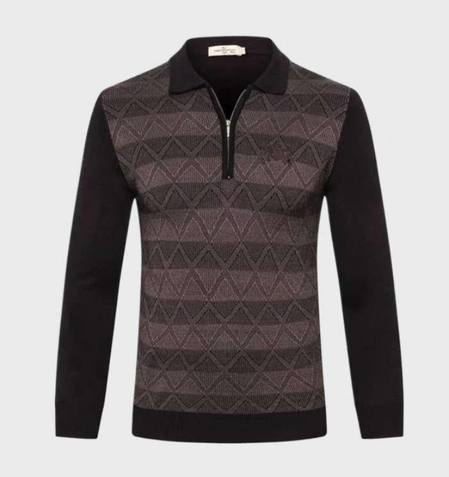 Lester - Polo Pullover with Zip - Classic - Trendy - Ideal for Autumn/Winter