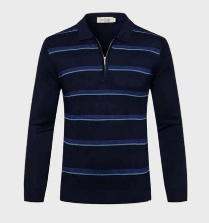 Lester - Polo Pullover with Zip - Classic - Trendy - Ideal for Autumn/Winter