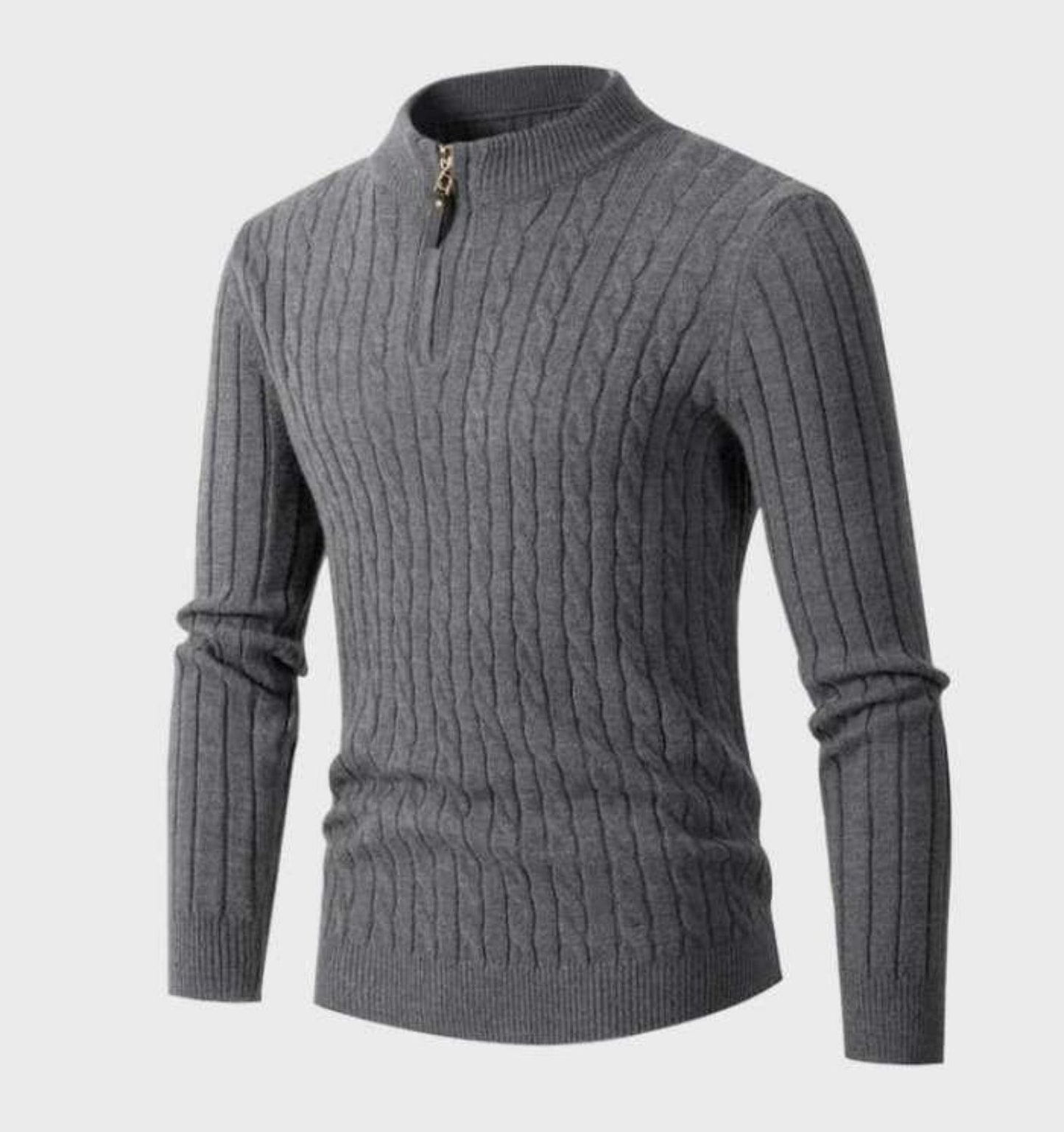 Archie - Sweater with Zipper - Sporty - Lightweight - Ideal for Autumn/Winter