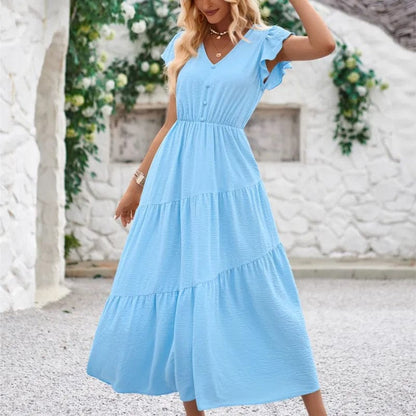 Tina - Long Dress - Casual - High-Quality Modern Style - Perfect for Casual Days