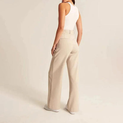 Lottie - Loose High Waist Trousers - Casual - Modern Style - Everyday Wear