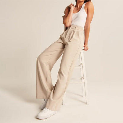 Ivy - High Waist Trousers - Casual - High Performance Fabric - Everyday Wear