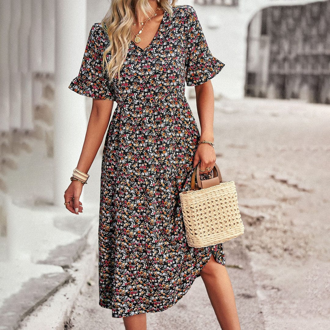 Sadie - Midi Dress - Casual - High Quality Material - Perfect for Casual Days