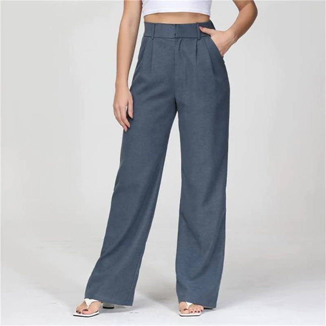 Ivy - High Waist Trousers - Casual - High Performance Fabric - Everyday Wear