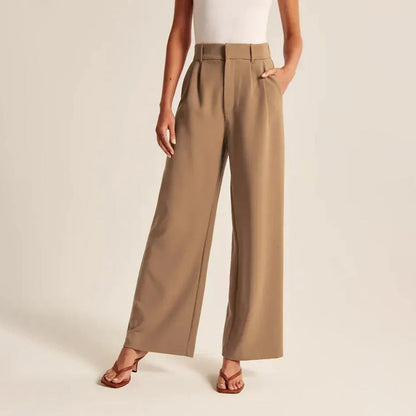 Ivy - High Waist Trousers - Casual - High Performance Fabric - Everyday Wear