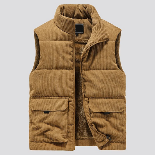 Ezra - Winter Vest - Casual - Corduroy - Ideal for Winter