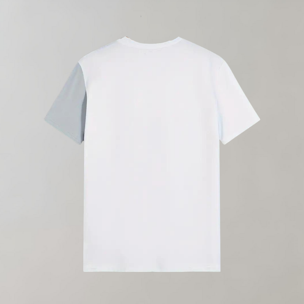 Albert - T-shirt with Color Block - Casual - Modern Style - Everyday Wear