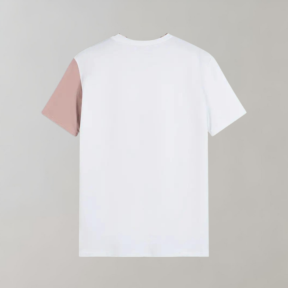 Albert - T-shirt with Color Block - Casual - Modern Style - Everyday Wear