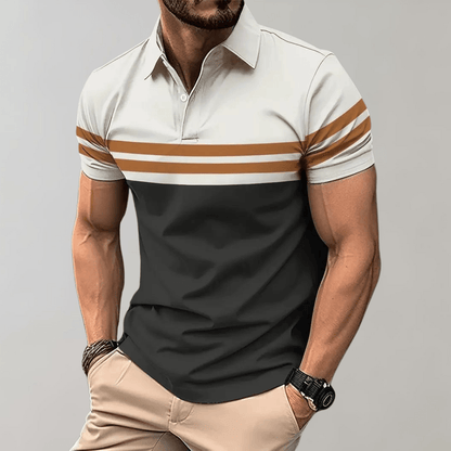 Larry - Striped Polo - Casual - Timeless Style - Everyday Wear