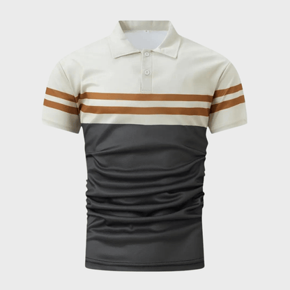 Larry - Striped Polo - Casual - Timeless Style - Everyday Wear