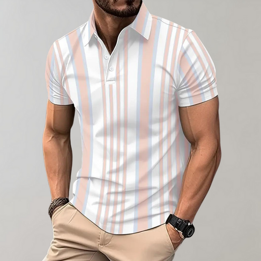 Abel - Striped Polo Shirt - Casual - Modern Style - Ideal for Summer