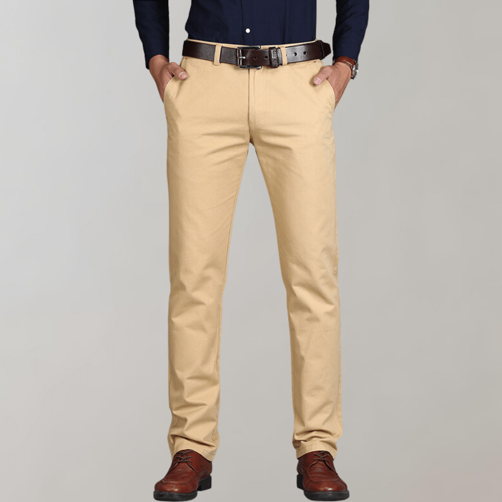 Broderick - Chino Trousers - Classic - High Quality Materials - Daily Use