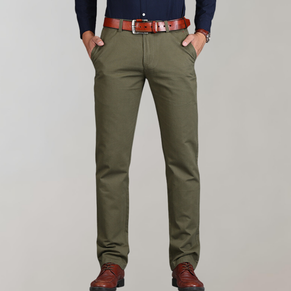 Broderick - Chino Trousers - Classic - High Quality Materials - Daily Use