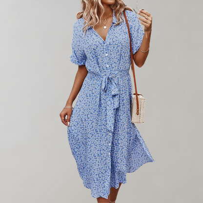 Ellie - Midi Dress - Casual - Versatile Design - Ideal for Summer