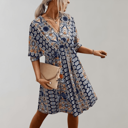 Rosalie - Mini Boho Dress - Chic - Timeless Style - Ideal for Summer