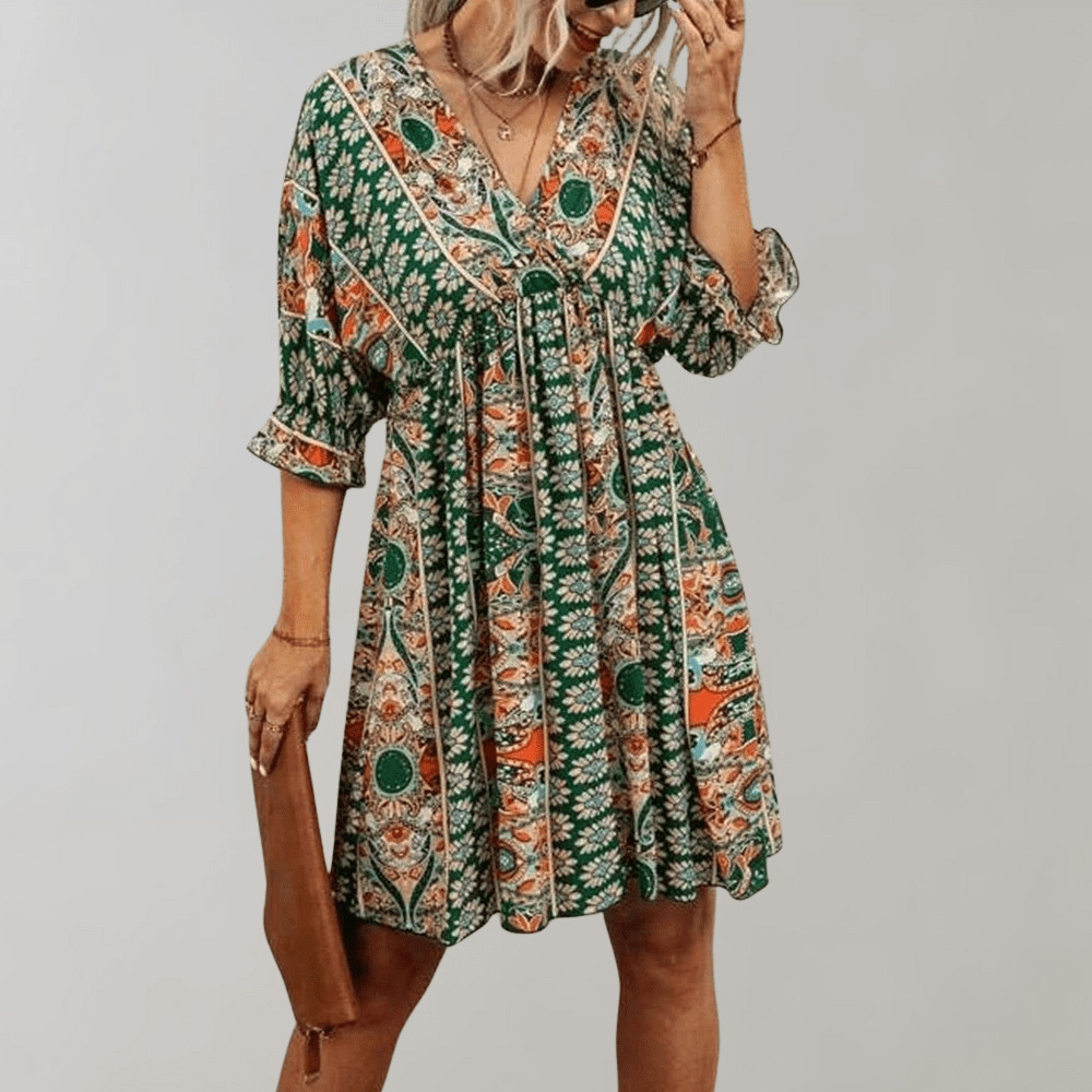 Rosalie - Mini Boho Dress - Chic - Timeless Style - Ideal for Summer