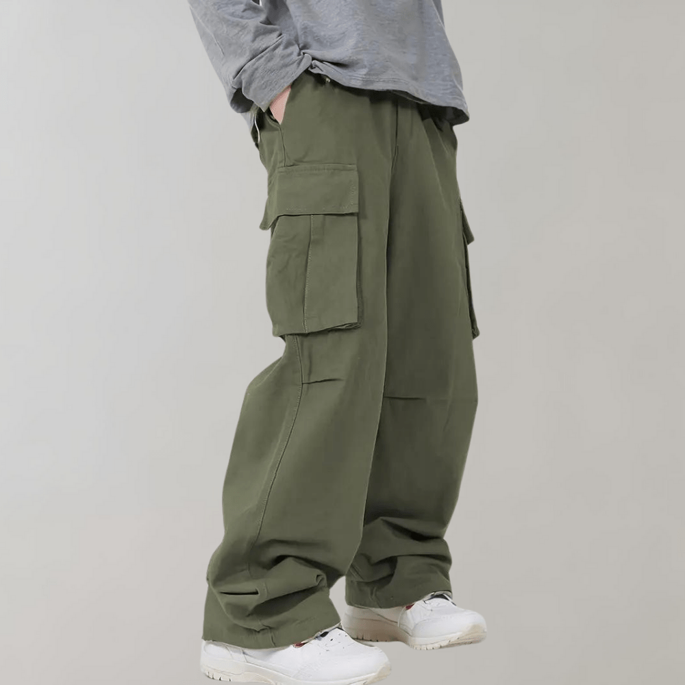 Simon - Straight Cargo Pants - Casual - Timeless Style  - Everyday Wear