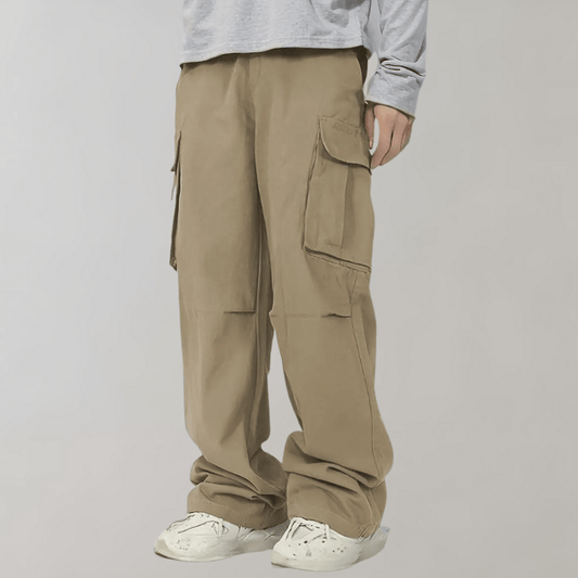 Simon - Straight Cargo Pants - Casual - Timeless Style  - Everyday Wear