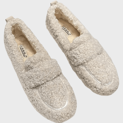 Minnie - Soft Plush Loafers - Casual - Plush - Ideal for Winter