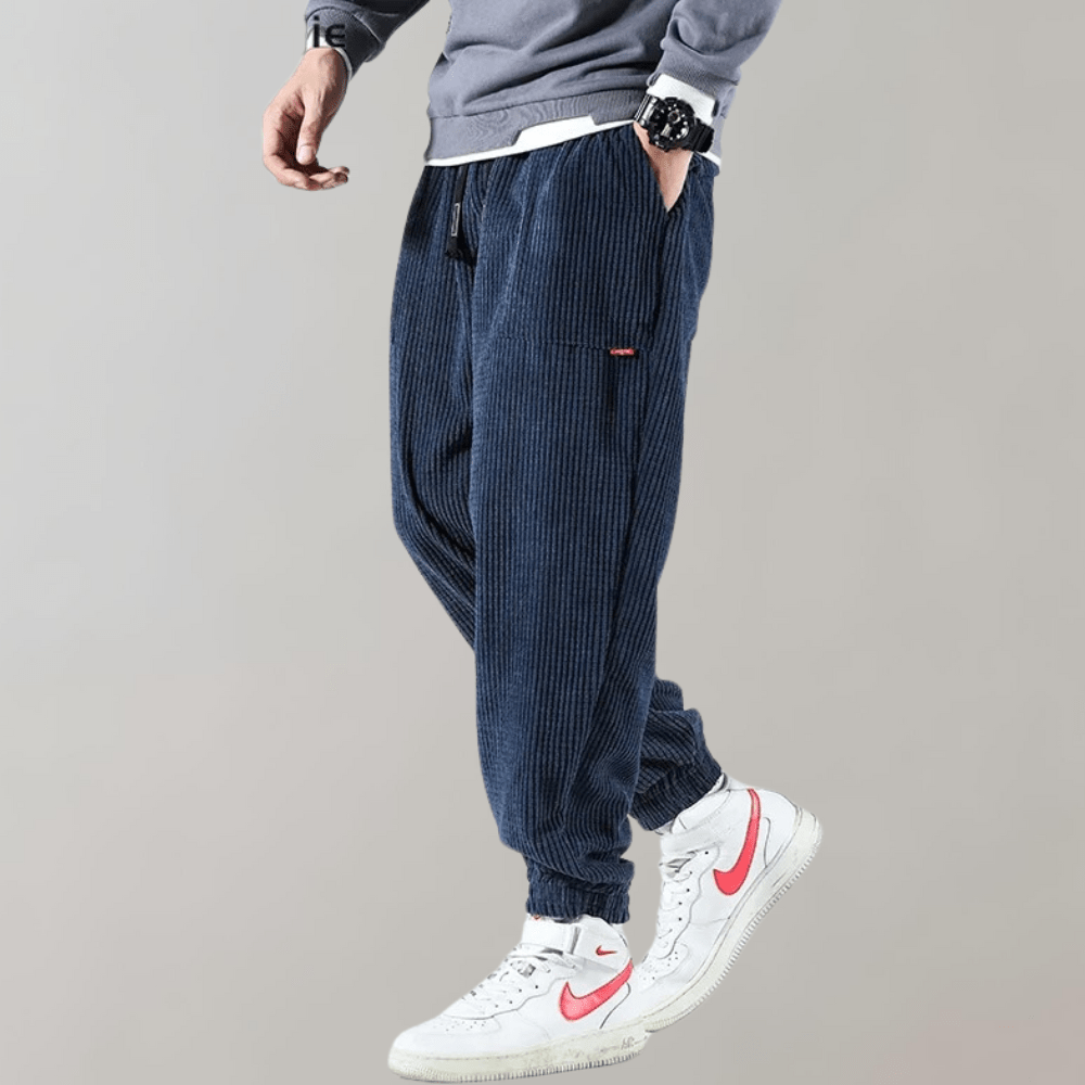 Romeo - Comfortable Trousers - Casual  - Corduroy - Everyday Wear