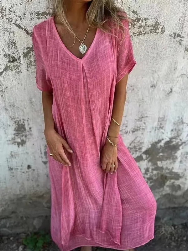 Mikaila - Breathable Summer Midi Dress for Women