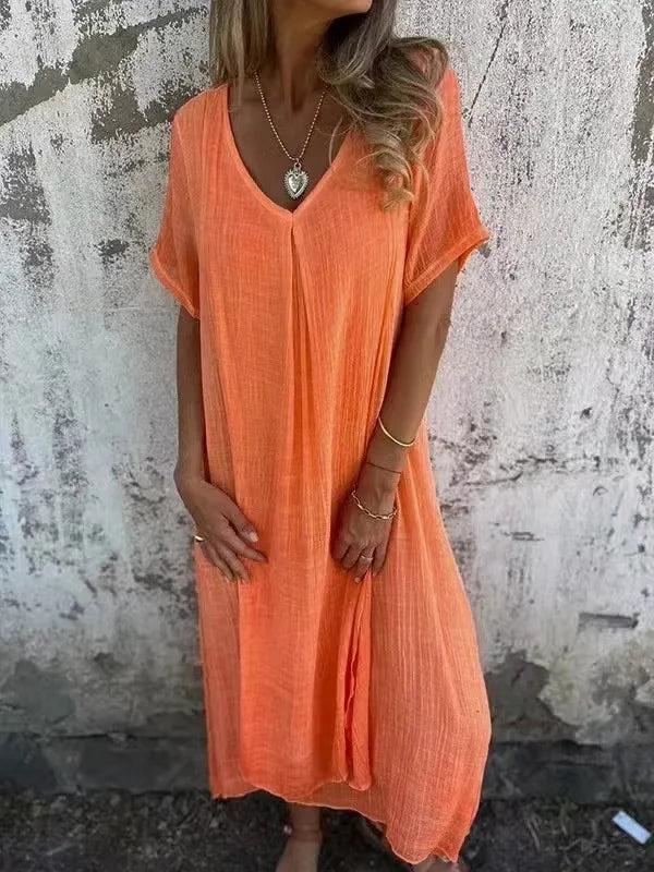 Mikaila - Breathable Summer Midi Dress for Women