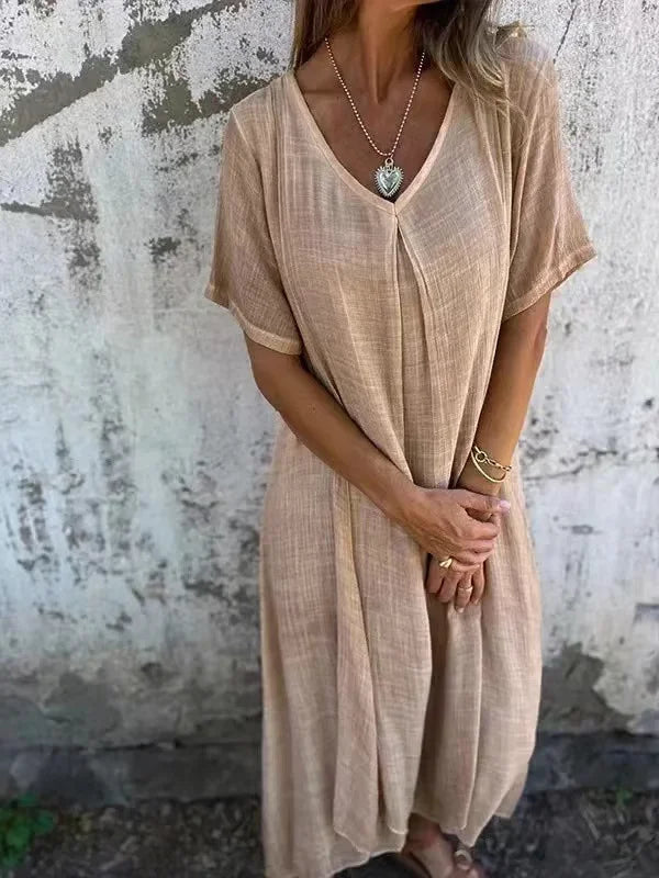 Mikaila - Breathable Summer Midi Dress for Women