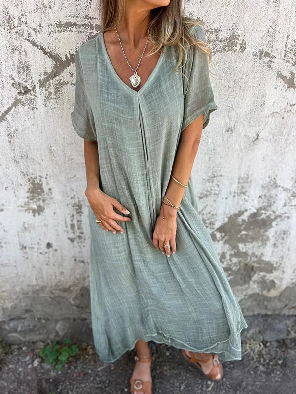 Mikaila - Breathable Summer Midi Dress for Women