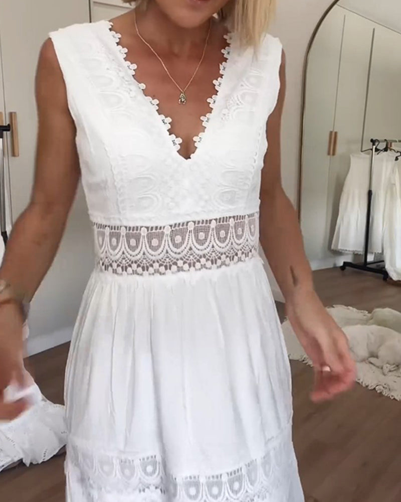 Freyra - Elegant Summer Midi Dress for Women