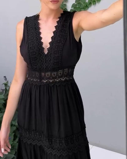 Freyra - Elegant Summer Midi Dress for Women