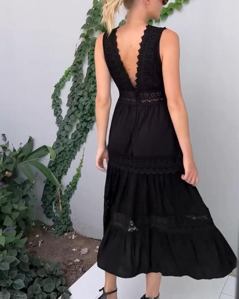 Freyra - Elegant Summer Midi Dress for Women