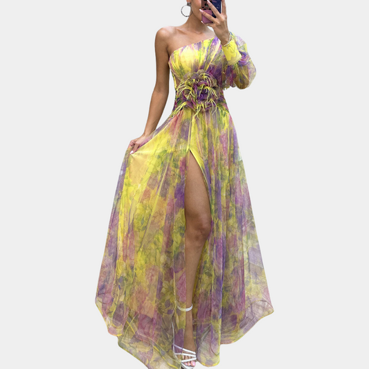 Lowri - Elegant Floral Maxi Dress for Women