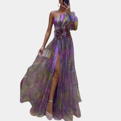 Lowri - Elegant Floral Maxi Dress for Women