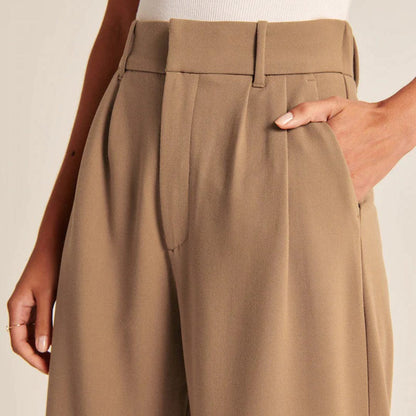 Lottie - Loose High Waist Trousers - Casual - Modern Style - Everyday Wear