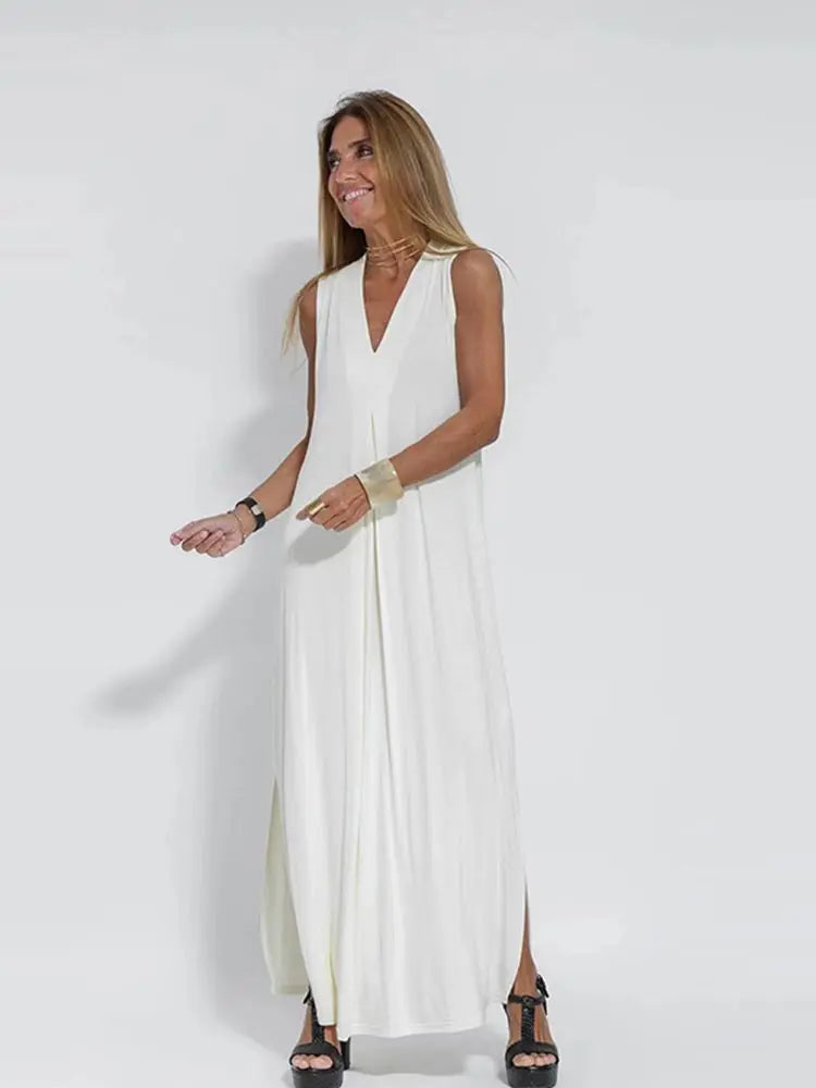 Angeline - Maxi Dress - Casual - Light Formal Style - Ideal for Summer