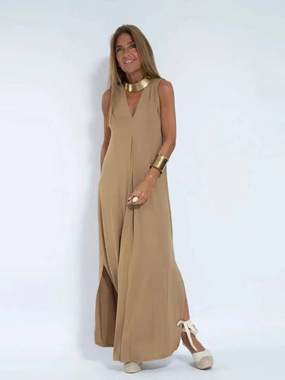 Angeline - Maxi Dress - Casual - Light Formal Style - Ideal for Summer