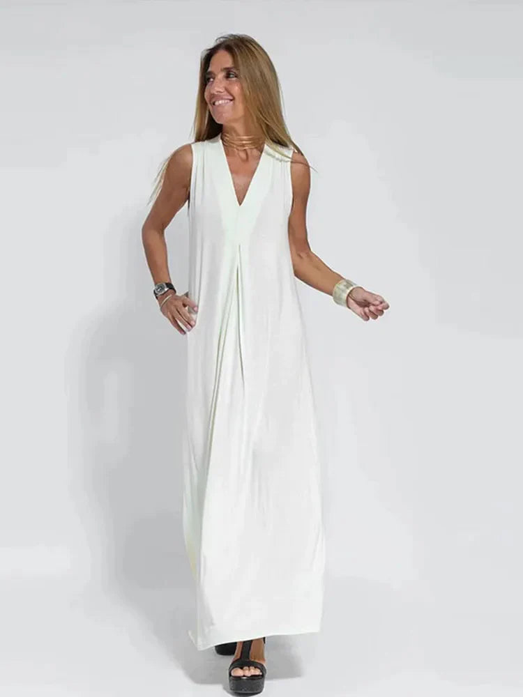 Angeline - Maxi Dress - Casual - Light Formal Style - Ideal for Summer