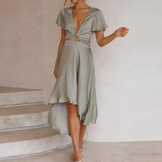 Evania - Elegant Summer Midi Dress for Women
