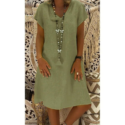 Tesni - Lightweight Midi Dress for Women