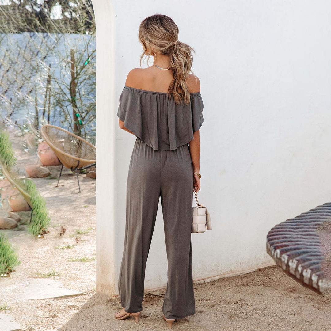 Elowen - Off-shoulder Jumpsuit - Elegant - Timeless Style - Everyday Wear