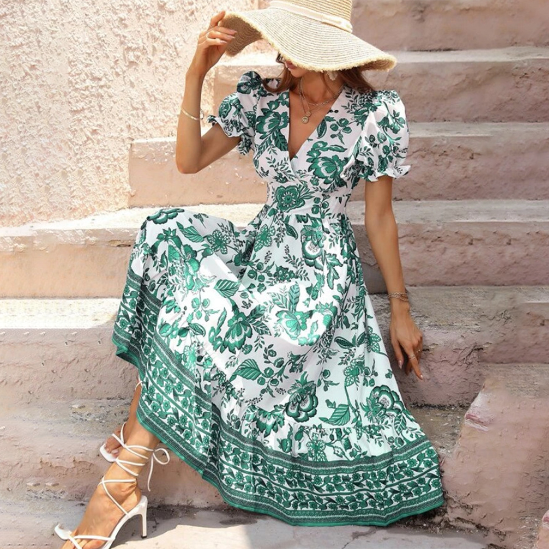 Katie - Elegant floral dress - Casual - Timeless Style - Ideal for Summer