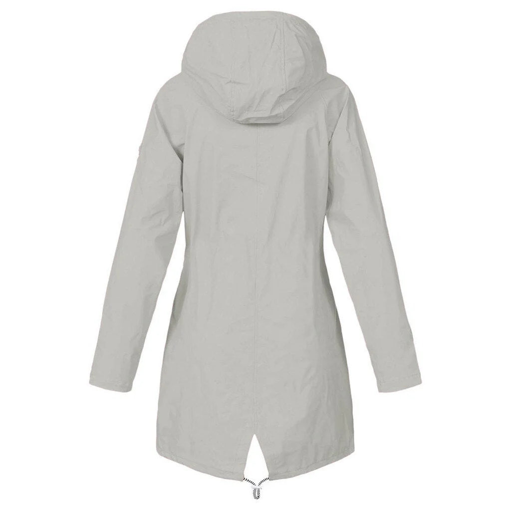 Classic Elegant Waterproof Outdoor Rain Jacket for Women | Perfect for Outdoor Activities