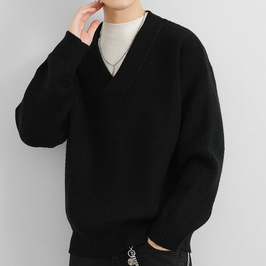 Boris - V-neck Sweater - Classic - Fashionable - Ideal for Autumn/Winter