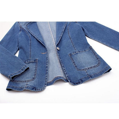 Bryson - Denim Blazer - Chic/Elegant - Fashionable - Ideal for Autumn/Winter