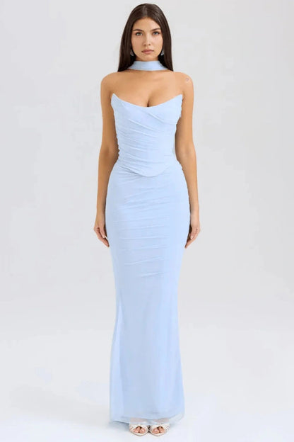 Llinos - Elegant Mesh Cocktail Dress for Women
