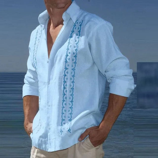 Zane - Long Sleeve Polo For Men - Casual - Versatile Design - Ideal For Summer