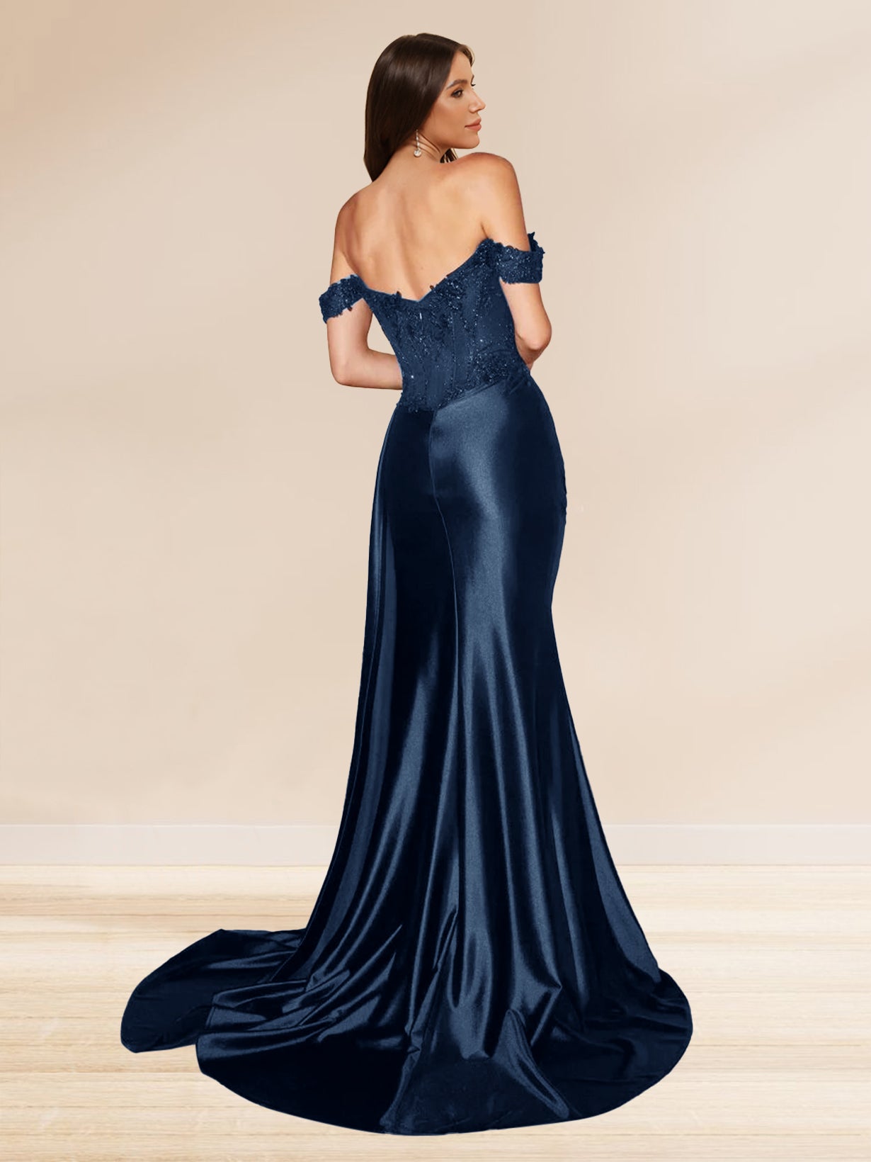 Jenna - Sequined Evening Dress, Trumpet/Mermaid for Women