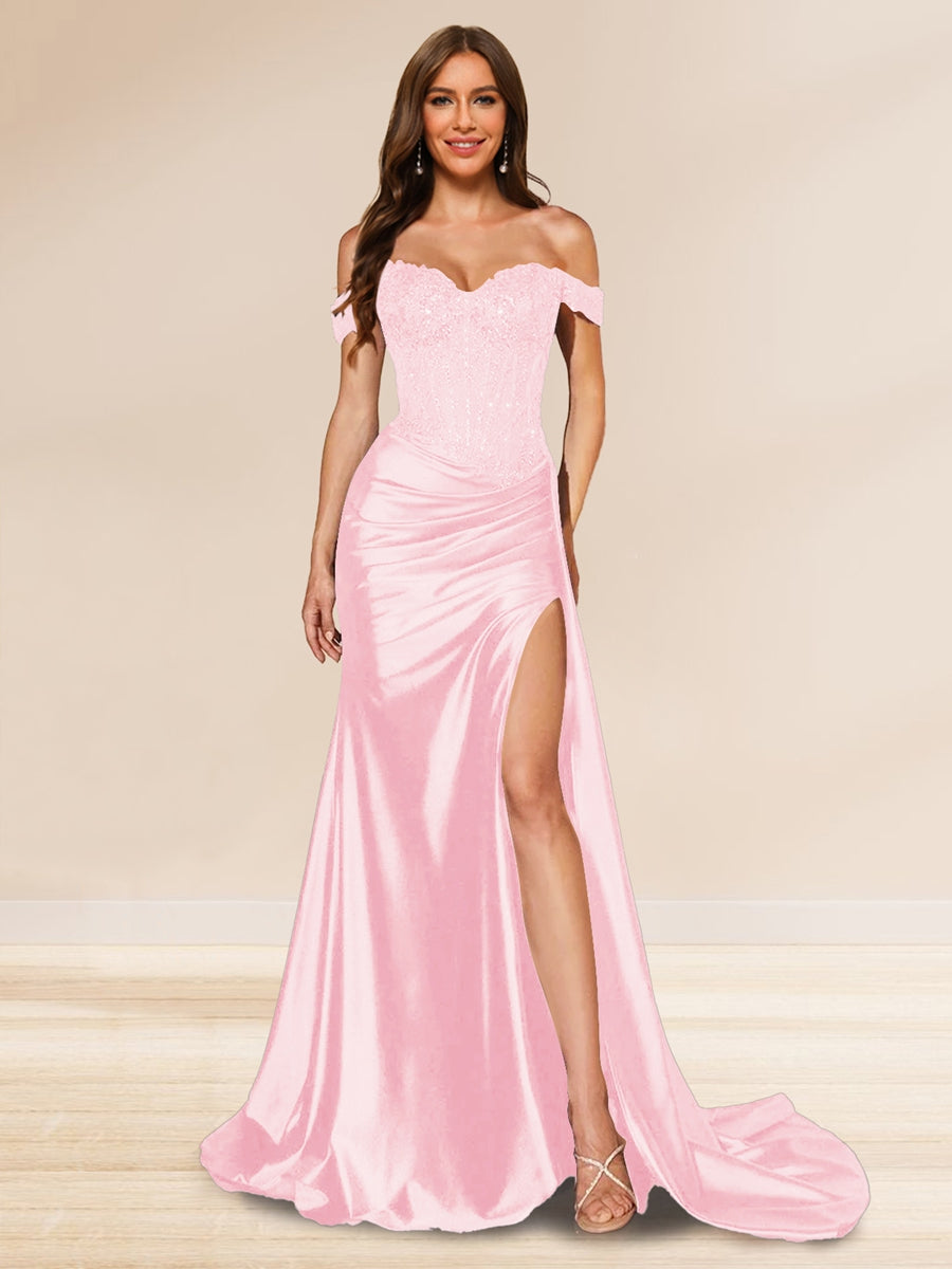 Jenna - Sequined Evening Dress, Trumpet/Mermaid for Women