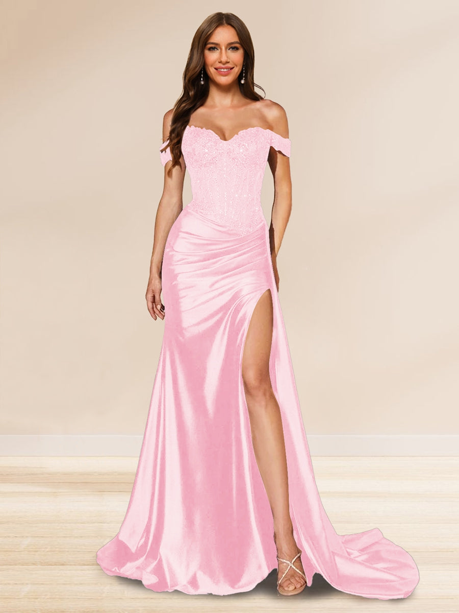 Jenna - Sequined Evening Dress, Trumpet/Mermaid for Women