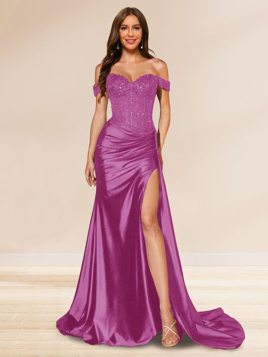 Jenna - Sequined Evening Dress, Trumpet/Mermaid for Women
